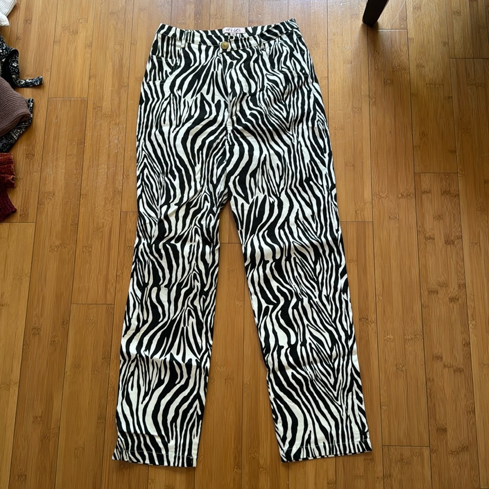 Zebra pants